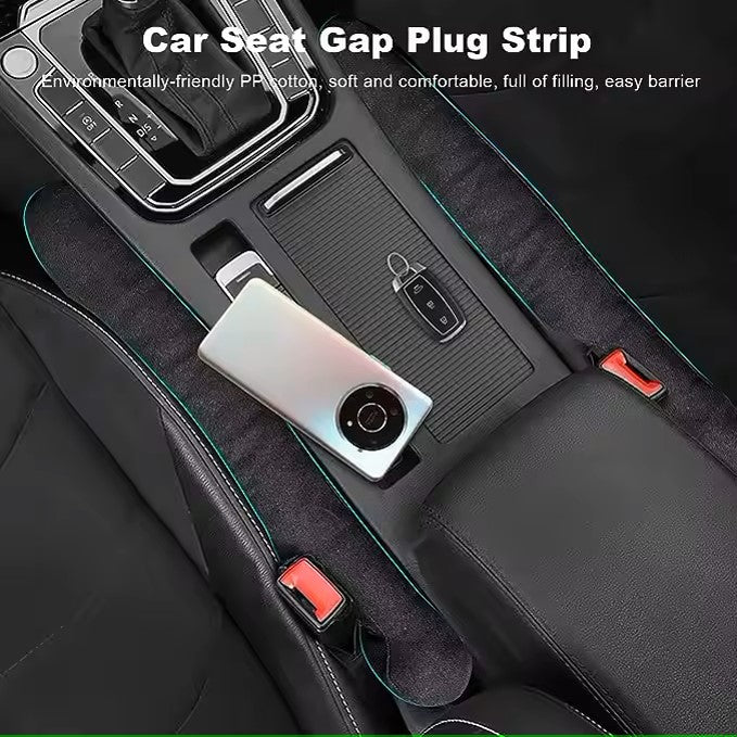 Car Seat Gap Filler - Car Accessories - Between Seats Console Organizer - Set of 2